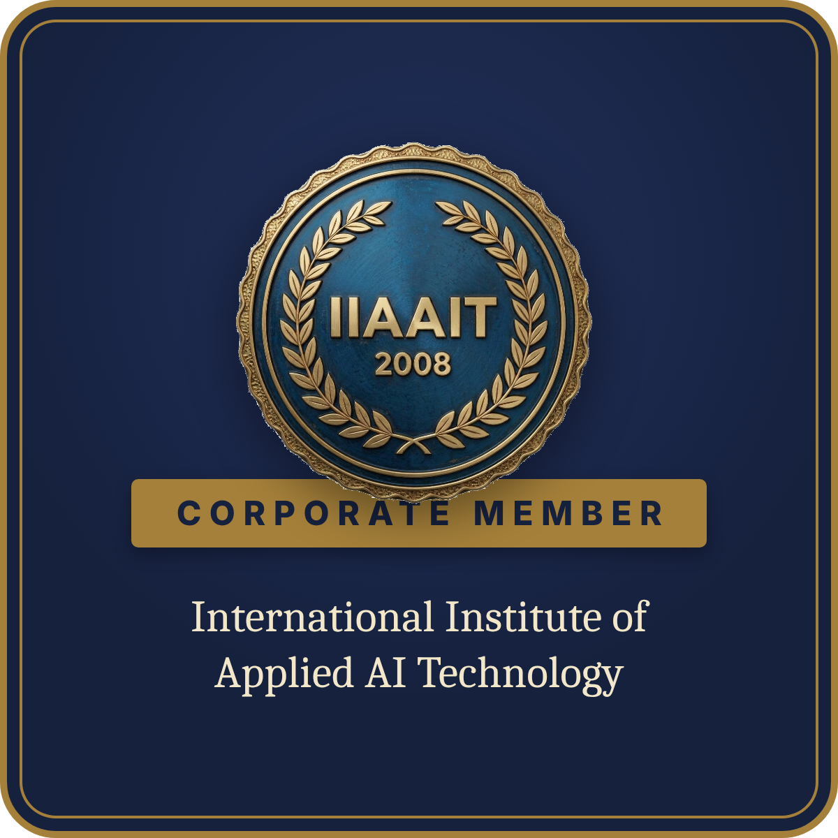 IIAAIT corporate member badge