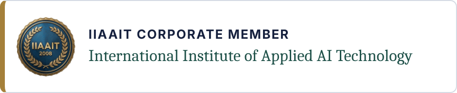 IIAAIT corporate member website strip